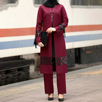阿拉伯女装中东新款套装 dubai abaya两件套muslim服饰东南亚服装