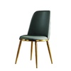 镀金/碳钢现代餐椅配高品质餐椅座椅真皮套